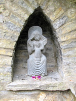 Madonna and Child, Peace Garden, Chalice Well, Glastonbury